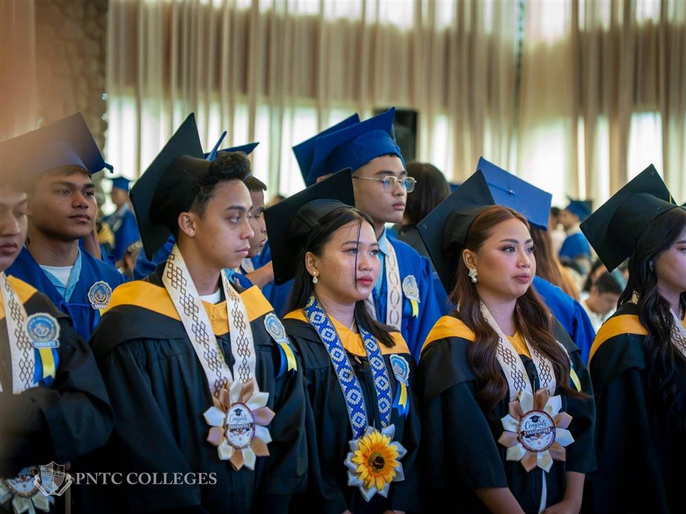 PNTC Colleges graduates in their togas